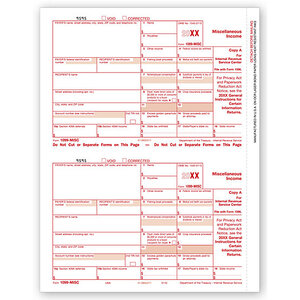 Laser 1099-MISC Tax Forms - Federal Copy A