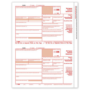 Laser 1098 Tax Forms - Federal Copy A