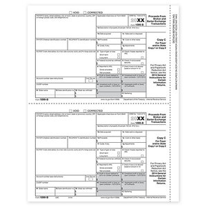 Laser 1099-B Tax Forms - Lender or State Copy C