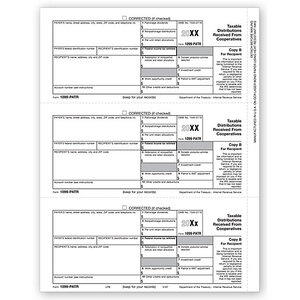 Laser 1099-PATR Tax Forms - Recipient Copy B