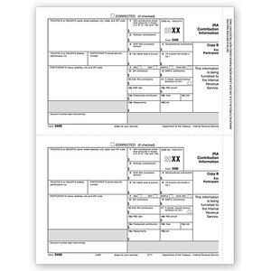 Laser 5498 Tax Forms - Copy B