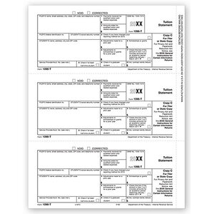 Laser 1098-T Form - Filer or State Copy C, Tuition Statement