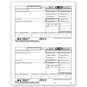 Laser W-2 Tax Forms - Employee Copy B