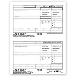 Laser W-2 Tax Forms -  Employee Copy B and C