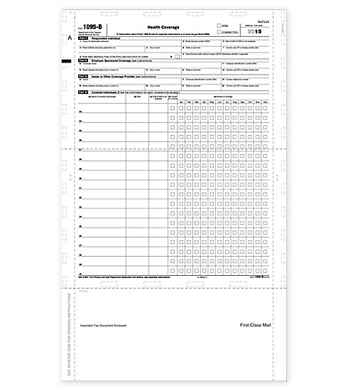 Pressure Seal 1095B Health Coverage