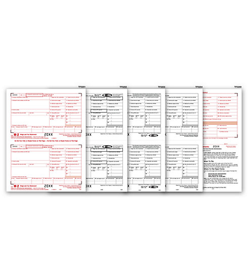 Laser W-2 Tax Forms Kit