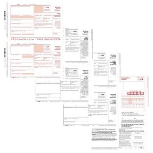 Laser 1098 Tax Forms Kit 3-Up