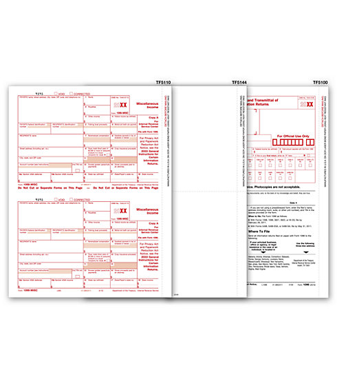 Laser 1099-MISC Tax Forms Kit