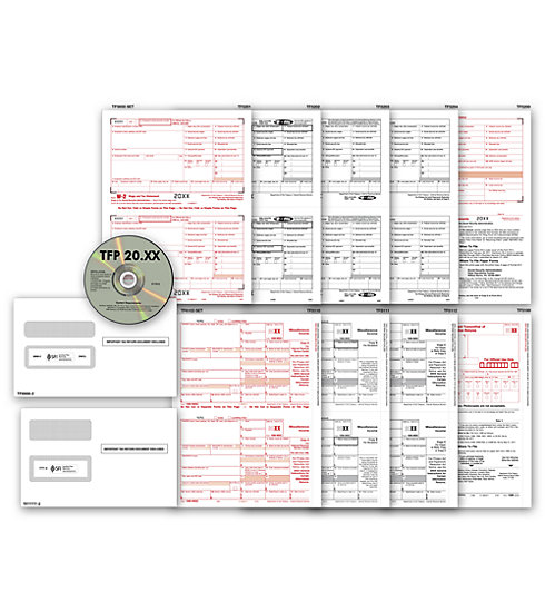 Laser Link 1099 Tax Forms + Software Bundle