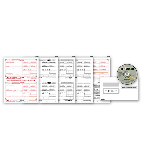 Laser Link W-2 Tax Forms & Software Bundle