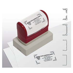 Pre-Inked Name & Address Stamp, Large