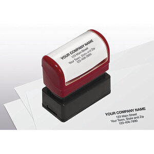 Compact Pre-Inked Address Stamp