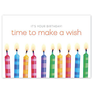 Happy Birthday Card Wish Time