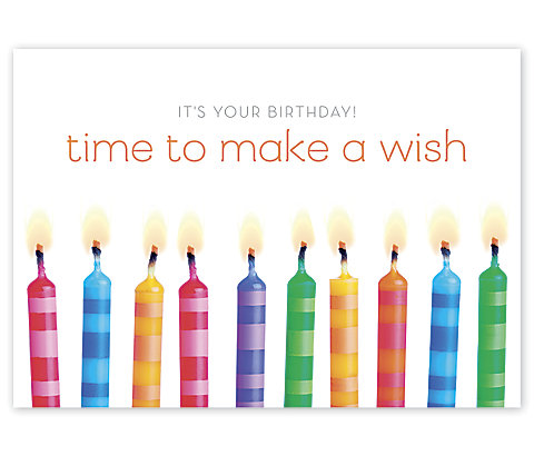 Happy Birthday Card Wish Time