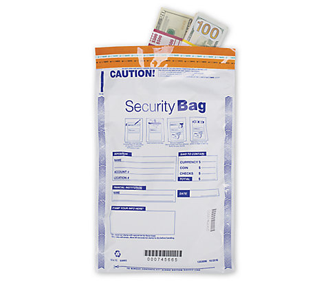 Single Pocket Deposit Bags, Opaque