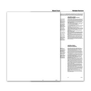 Blank Bulk 1099 Tax Forms - Multiple Backers, Federal Copy A