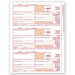 Laser 1098 Tax Forms - Copy A - Bulk