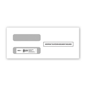 Two-Window Envelopes for 1099 Misc. 3-Up