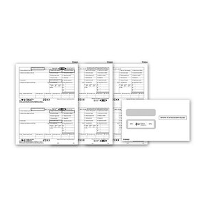 Laser W-2 Tax Forms & Envelopes - Magnetic Media 