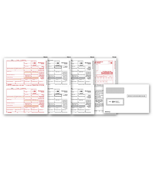 Laser 1099-MISC Tax Forms + Envelopes