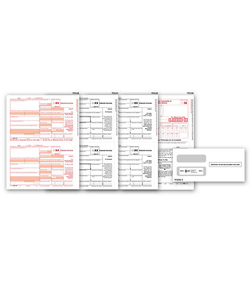 1099-INT Tax Forms & Envelopes