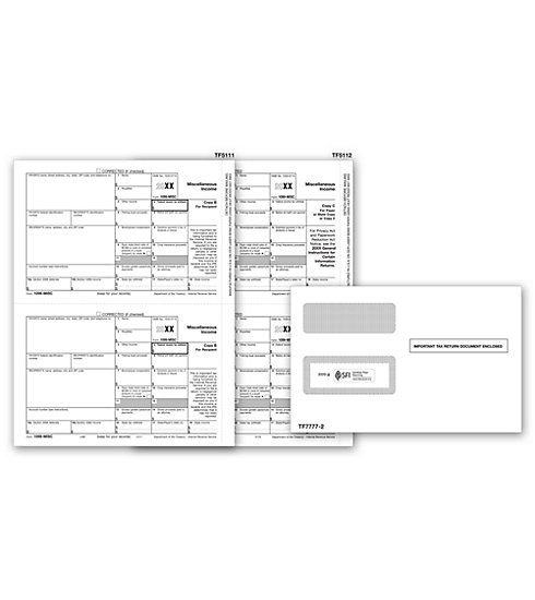 Laser 1099-MISC Forms & Envelopes - Magnetic Media