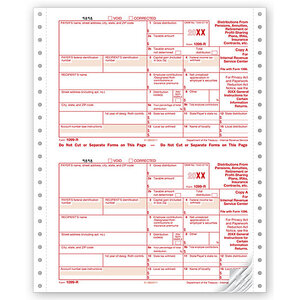 Continuous 1099-R, 4-Part