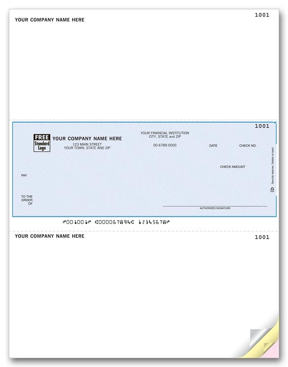 Microsoft® Dynamics / Realworld OCR Laser Checks