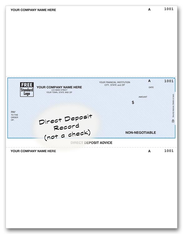 DLM602, Laser Middle Advice Of Direct Deposit