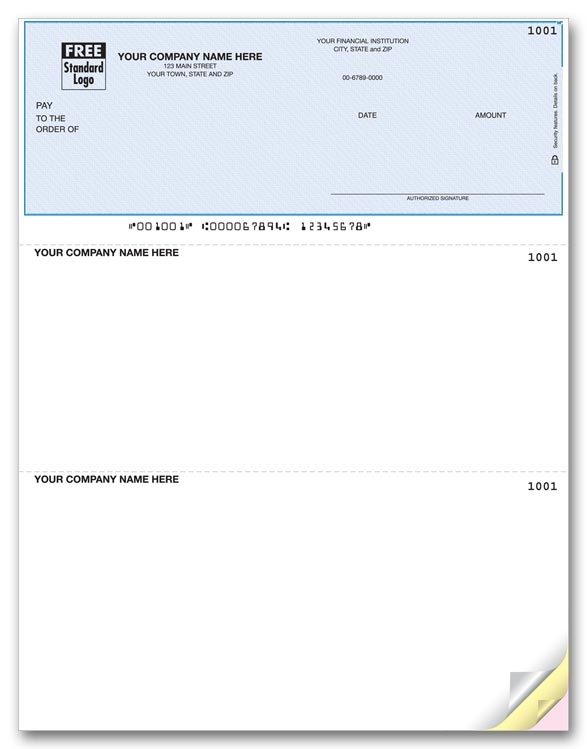 Laser Personalized Checks