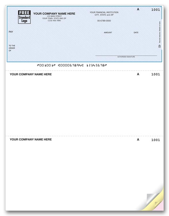 Laser Personalized Checks