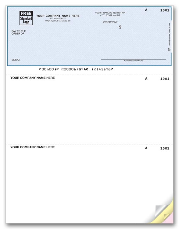 Laser Personalized Checks