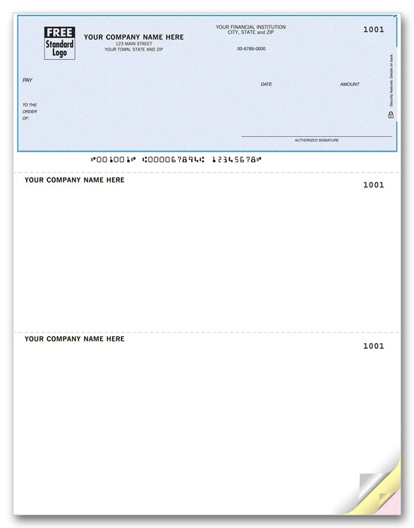 Laser Personalized Checks