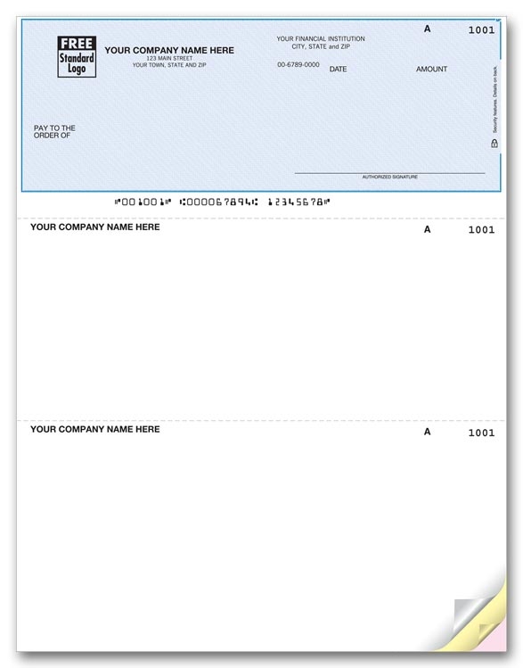 Laser Personalized Checks