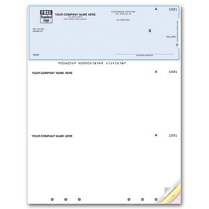 Laser Multi-Purpose Check, Unlined, Hole-Punched