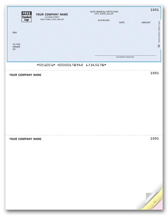 Laser Personalized Checks