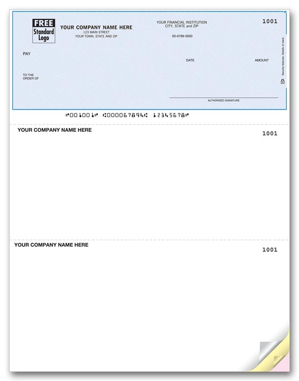 Laser Personalized Checks