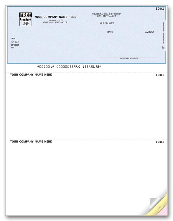 Personalized Laser Checks