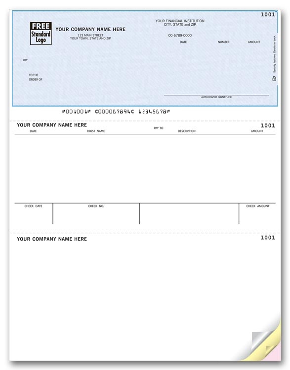 Laser Trust Account Checks