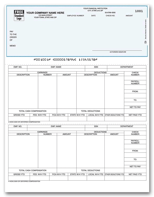 Laser Payroll Checks