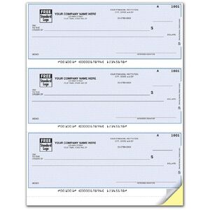 DNL202, Laser Multipurpose Check - 3-Per-Page, lined