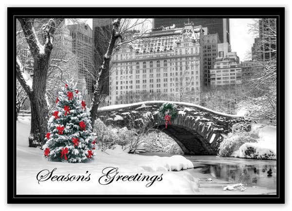 HP15308, City Snow Day Holiday Cards