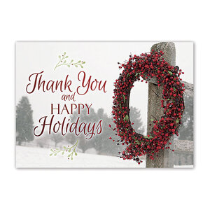 Holiday Thank You Card- Simply Thankful