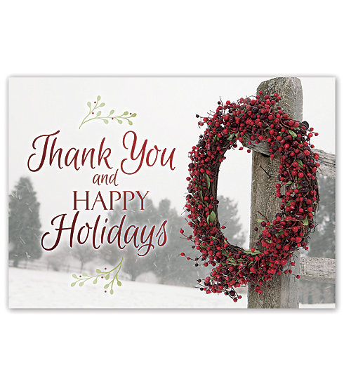 Holiday Thank You Card- Simply Thankful