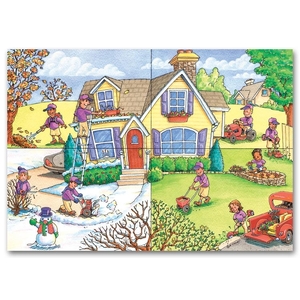 Landscaping Holiday Cards - Seasonal Services