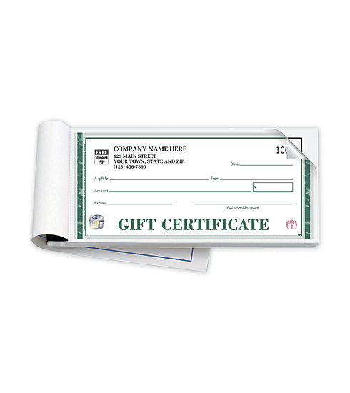 High Security Embassy Gift Certificate Books