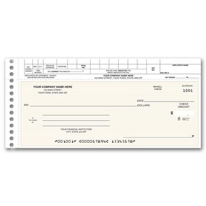 125011N, Topwrite Payroll Check