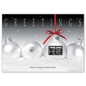 MT14018, Frosty Display Holiday Logo Cards