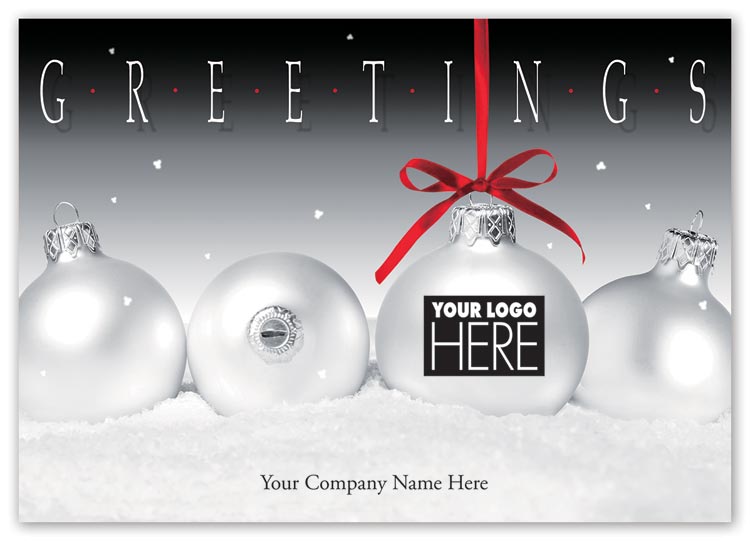 MT14018, Frosty Display Holiday Logo Cards