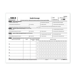 Laser 1095B ACA Health Coverage- IRS Copy 